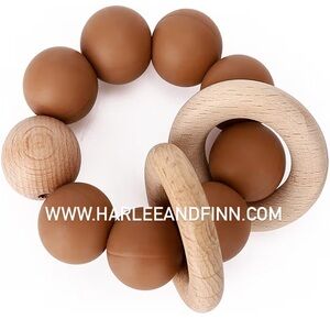 Brown Silicone Teething Toy